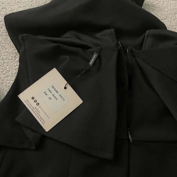 Girl in mind BANDEAU black jumpsuit - Picture 6 of 9